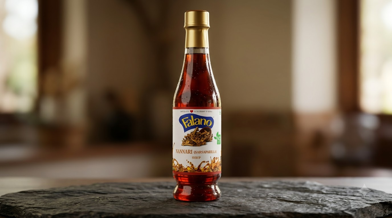 Ancient Nannari & Sarsaparilla Root Syrup Photoshoot