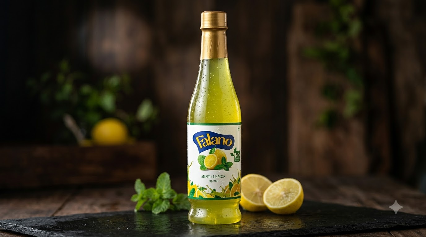 Crushed Mint & Cold-Pressed Lemon Squash Photoshoot